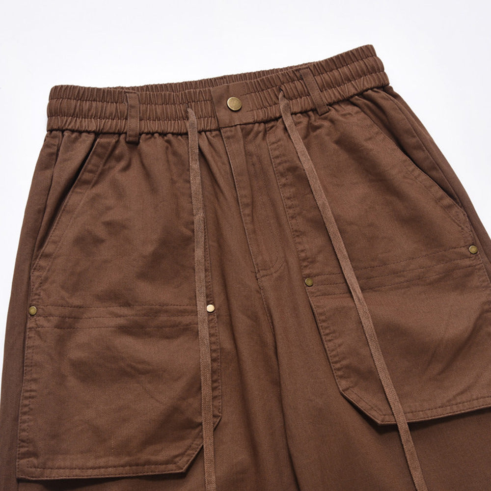 Fashion Work Clothes Straight-leg Trousers Male